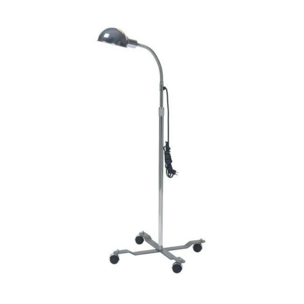 Deluxe Gooseneck Exam Lamp with Chrome Base