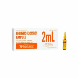Demo Dose® Amber Ampules, 2 mL – 10/Box