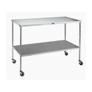 Pedigo® Large Instrument Table with Bottom Shelf