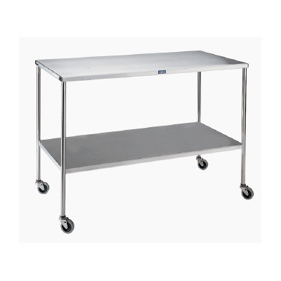 Pedigo® Large Instrument Table with Bottom Shelf