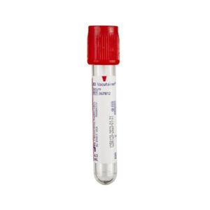 BD Vacutainer® Plus Serum Tube, Red Hemogard Closure, 4.0 mL - 100/Box