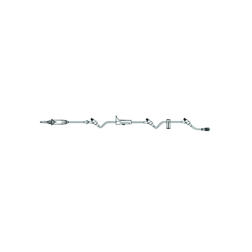 B. Braun Microdrip Gravity IV Set with 3 Injection Sites