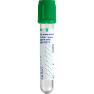 BD Vacutainer® Plus Plasma Tube, Green Hemogard Closure - 100/Box