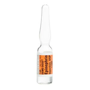 Demo Dose® Simulated Epinephrine Ampule, 1mL