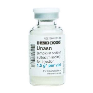 Demo Dose® Simulated Unasyn® 1.5g/20mL Powder Vial