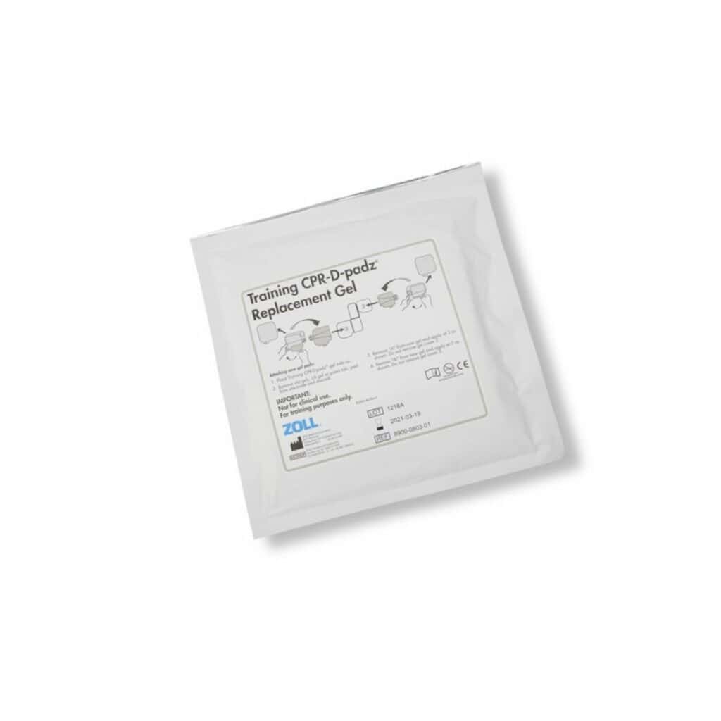 ZOLL® AED Plus Trainer Replacement Adhesive Gels for CPR-D Padz