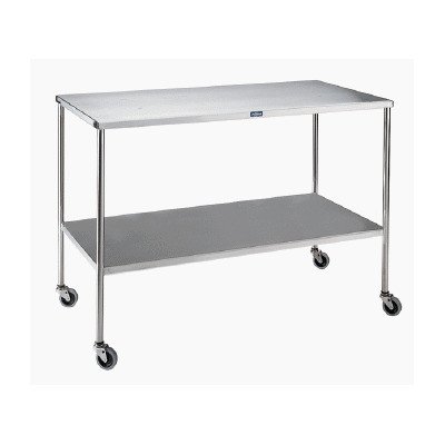 Pedigo® Large Instrument Table with Bottom Shelf