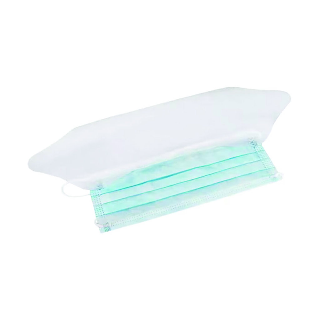 Face Mask with Ear Loops & Face Shield – 50/Box