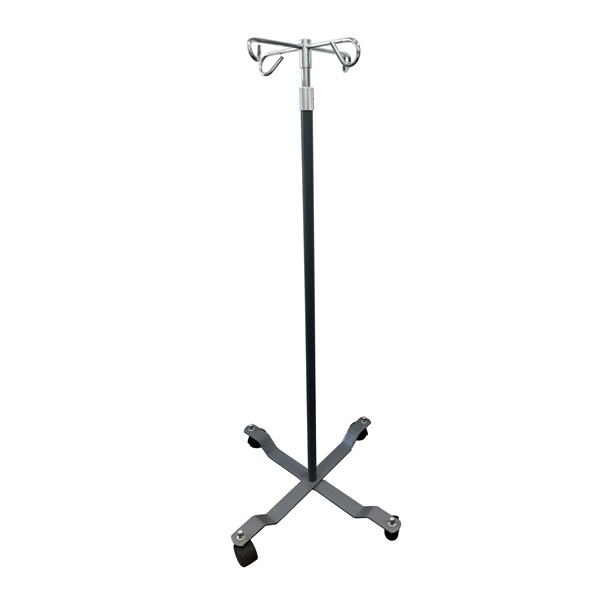 Economy 4-Leg IV Pole with 4 Hooks