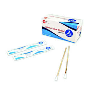 Cotton Tipped Applicator, 6 in., Sterile, 2's