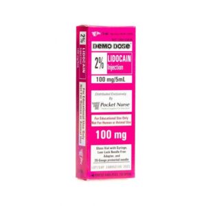 Demo Dose® Simulated Lidocaine 2%, 5 mL Syringe