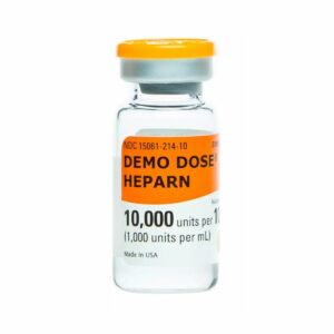 Demo Dose® Simulated Heparin, 10,000 units/10mL Vial