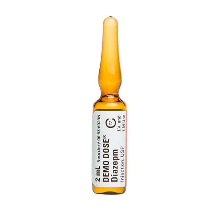 Demo Dose® Simulated Diazepam (Valium), 5mg/mL, 2mL