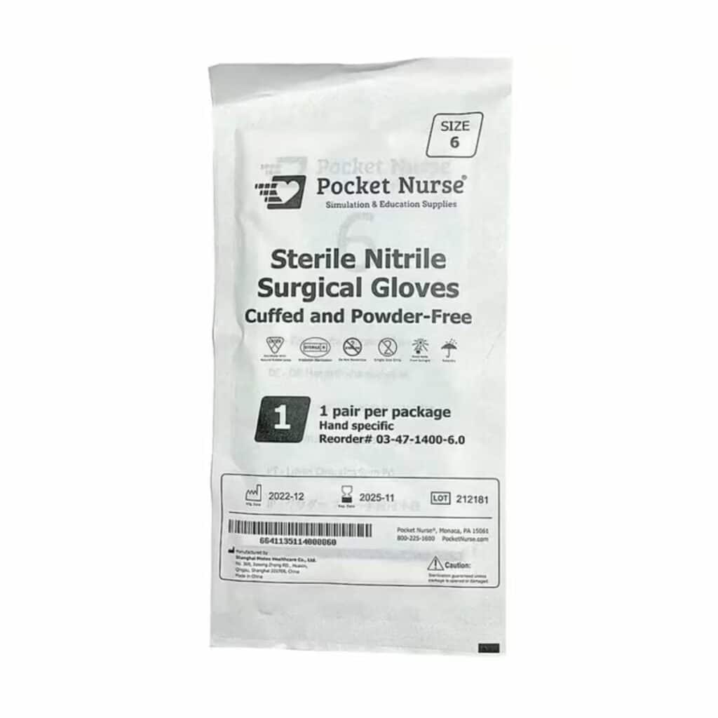 Pocket Nurse® Sterile Surgical Gloves