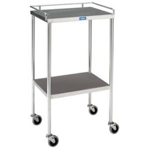 Pedigo® Utility Table with Shelf & Rail