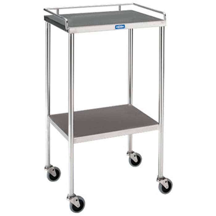 Pedigo® Utility Table with Shelf & Rail