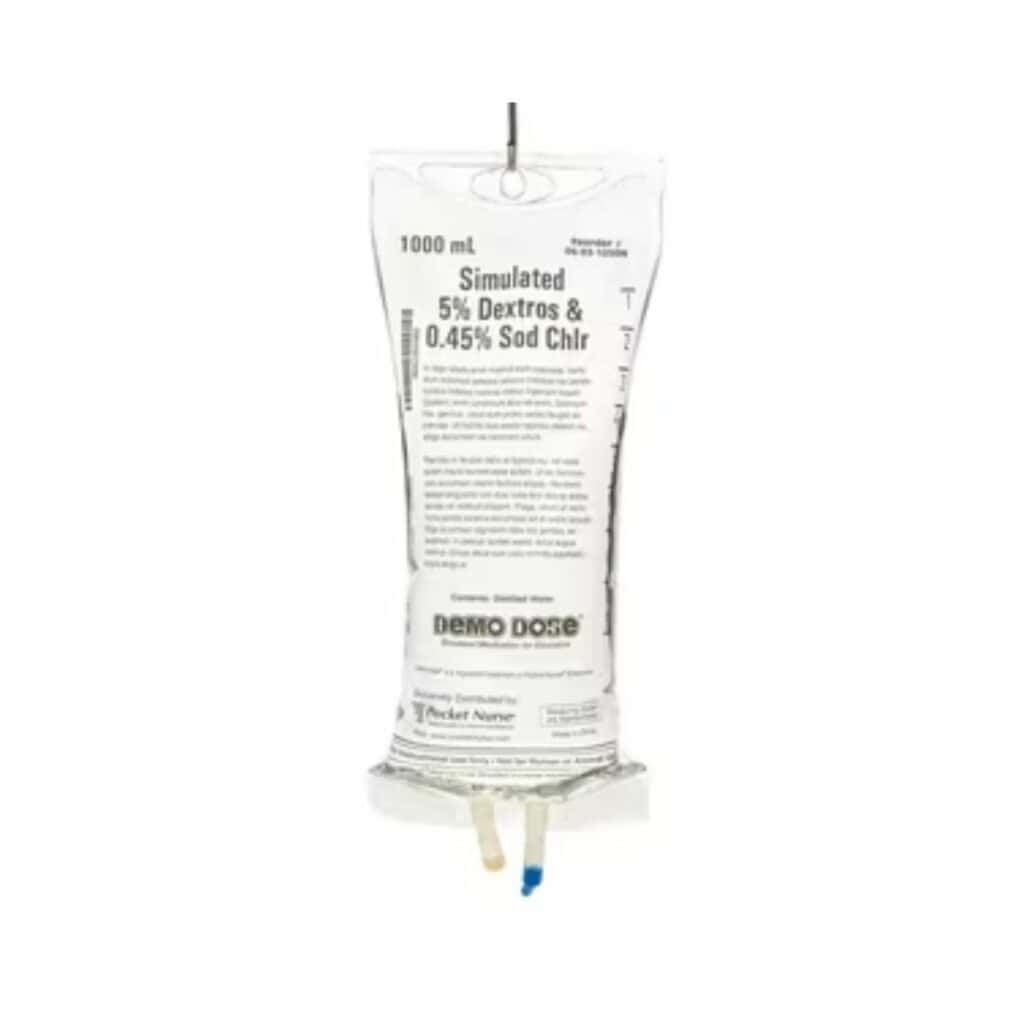 Demo Dose® 5% Dextros and 0.45% NaCl IV Fluid