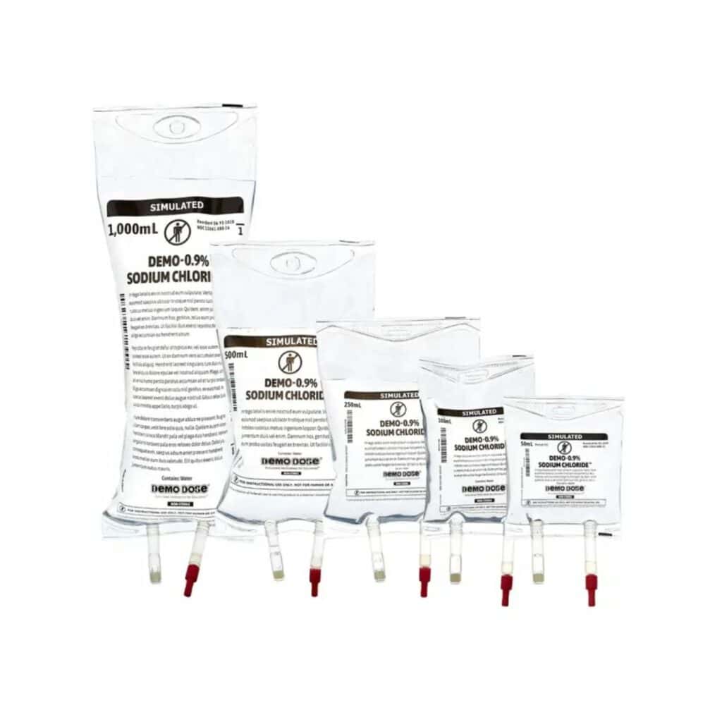 Demo Dose® 0.9% Sodim Chlorid IV Fluid