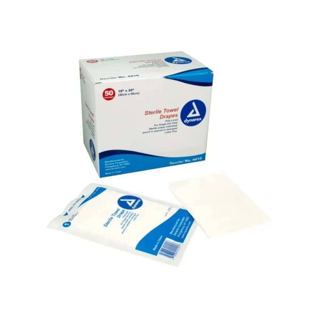 Dynarex® Disposable Sterile Towel Drapes
