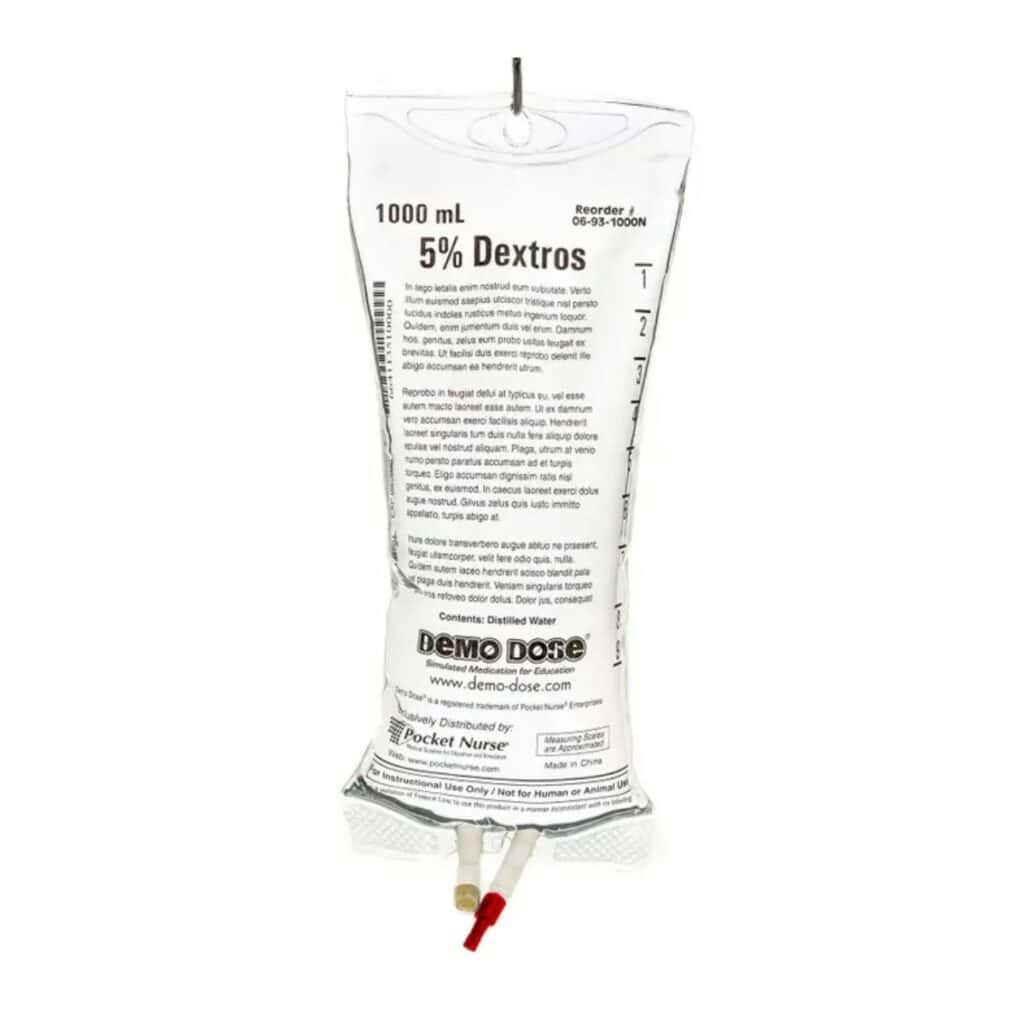 Demo Dose® 5% Dextros IV Fluid